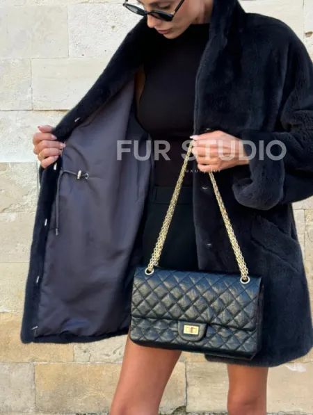 Шуба (жакет) из меха норки KOPENGAGEN FUR - фото 2