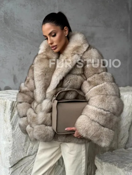 Шуба из песца - фото 11