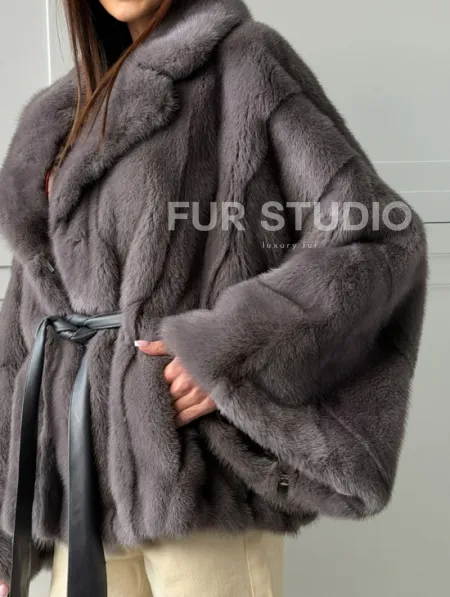 Автоледи норковая, модель -  «Летучая мышь» - фото 2