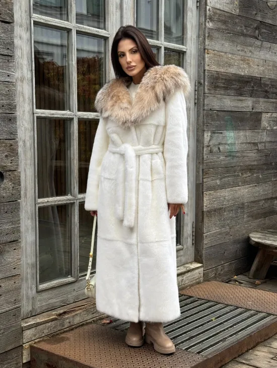 Шуба Халат из норки 
