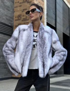 Меховая куртка из норковой крестовки - фото 0