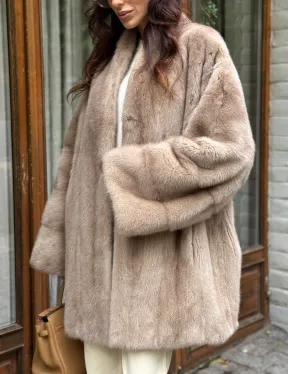 Полушубок из норки - фото 2