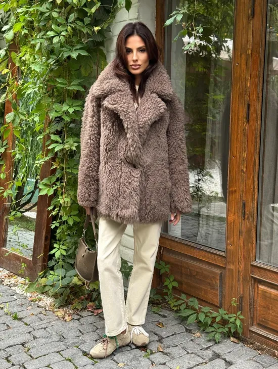 Шуба - дубленка двухсторонняя - фото 8