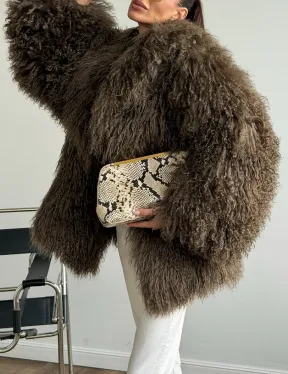 Шуба из лама - фото 4