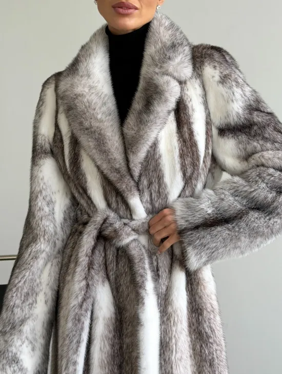 Шуба норковая - крестовка - фото 3