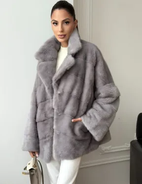 Полушубок норковый - фото 8