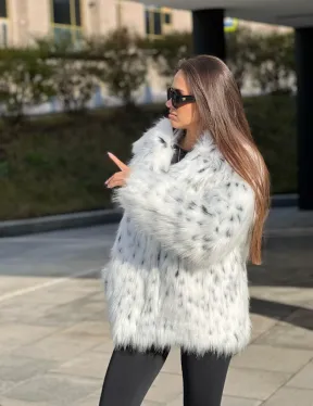 Полушубок из экомеха - фото 3