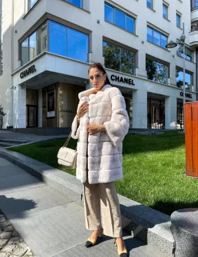 Шуба из кролика рекс - фото 2